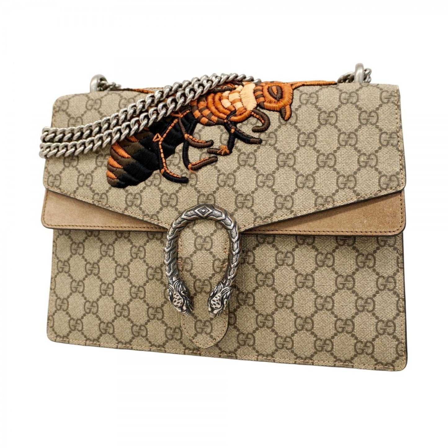 Gucci Gg Supreme Dionysus Shoulder Bag 400235 Brown