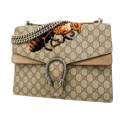 Gucci Gg Supreme Dionysus Shoulder Bag 400235 Brown