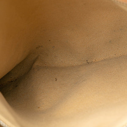 Louis Vuitton Damier Azur Hampstead Mm Shoulder Bag Tote N51206 White Leather