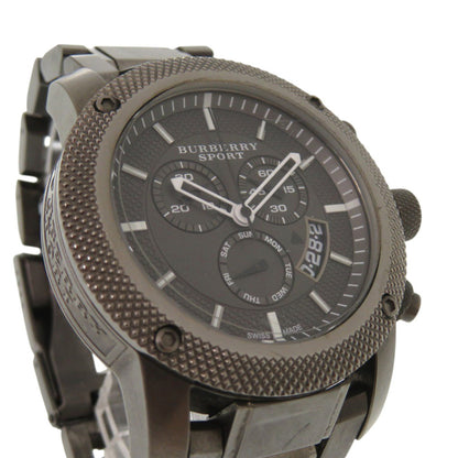 Burberry Sport Bu7716 Chronograph Stainless Steel Brown Quartz Watch 1740 Burberry