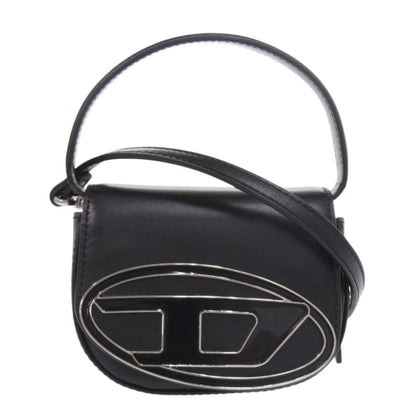 Diesel 1Dr Xs Wonder X08709 Pr818 Leather Black Shoulder Bag 0644 Diesel