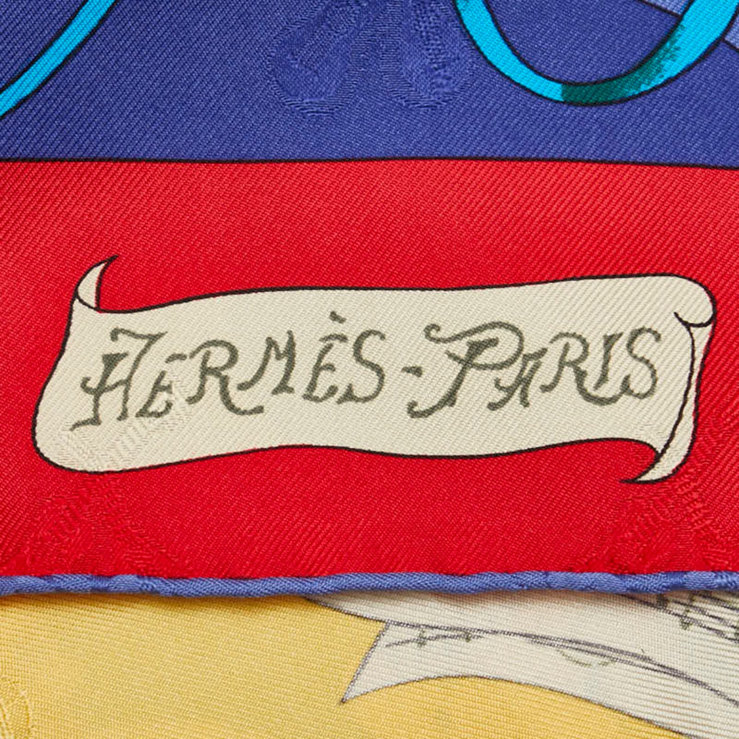 Hermes Herms Carr 90 "Le Carnaval De Venise" Venice Carnival Scarf
