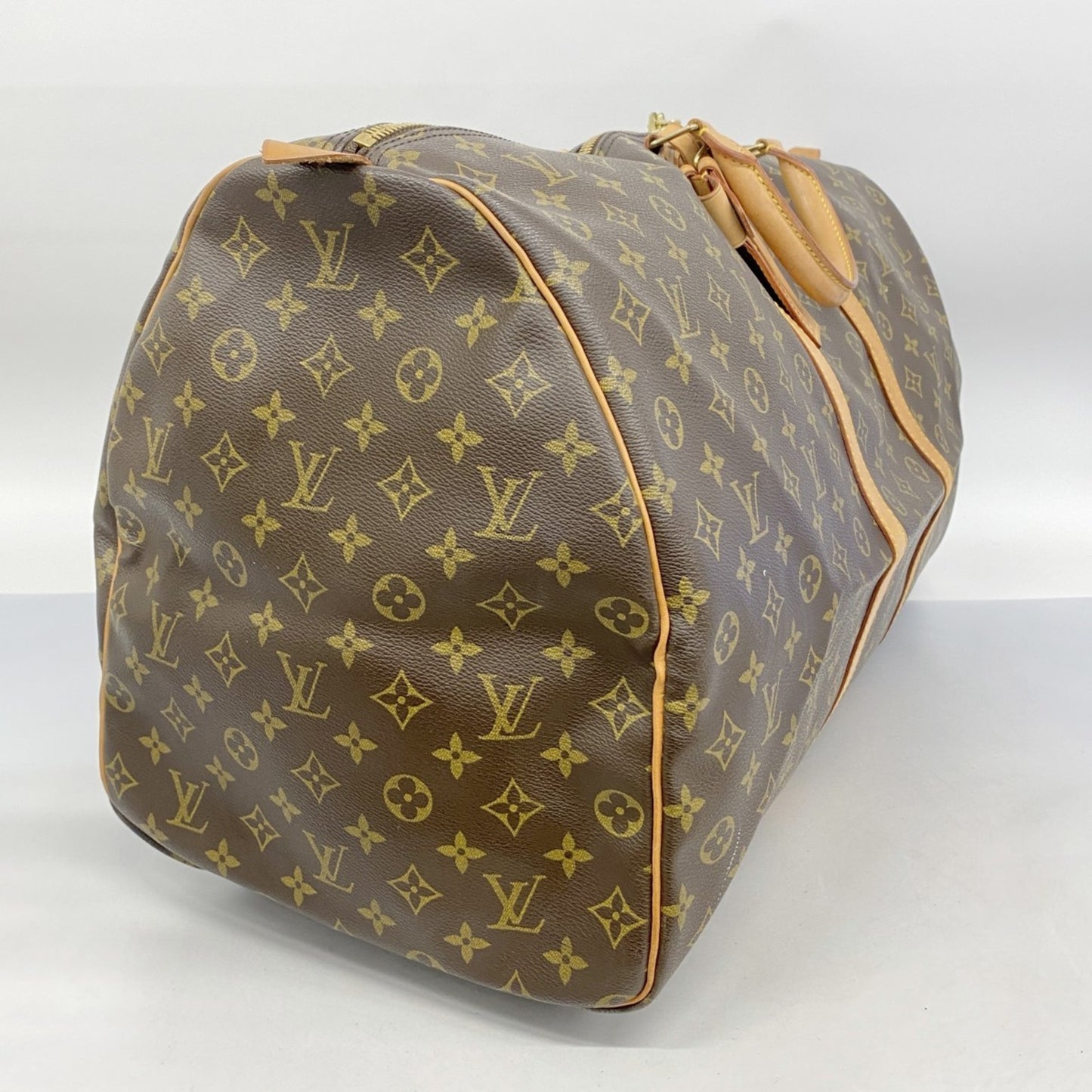 Louis Vuitton Monogram Keepall 60 Boston Bag M41422 Brown