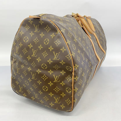 Louis Vuitton Monogram Keepall 60 Boston Bag M41422 Brown