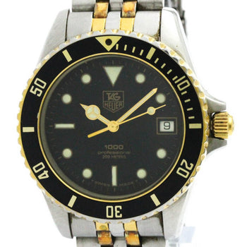 Tag Heuer 1000 Professional Gold Plated Steel