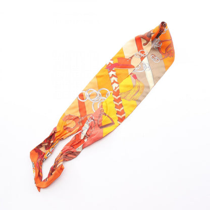 Hermes Herms Twilly Brides Et Gris Silk Scarf For Women