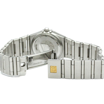 Omega Constellation Diamond Blue Mop Steel Quartz