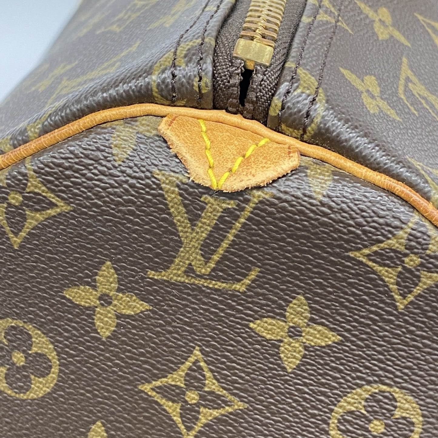 Louis Vuitton Monogram Keepall 55 Boston Bag M41424 Brown