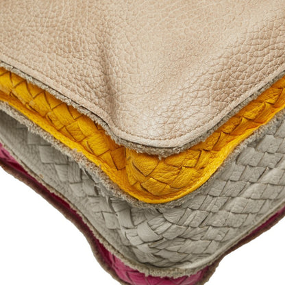 Bottega Veneta Intrecciato Handbag In Beige