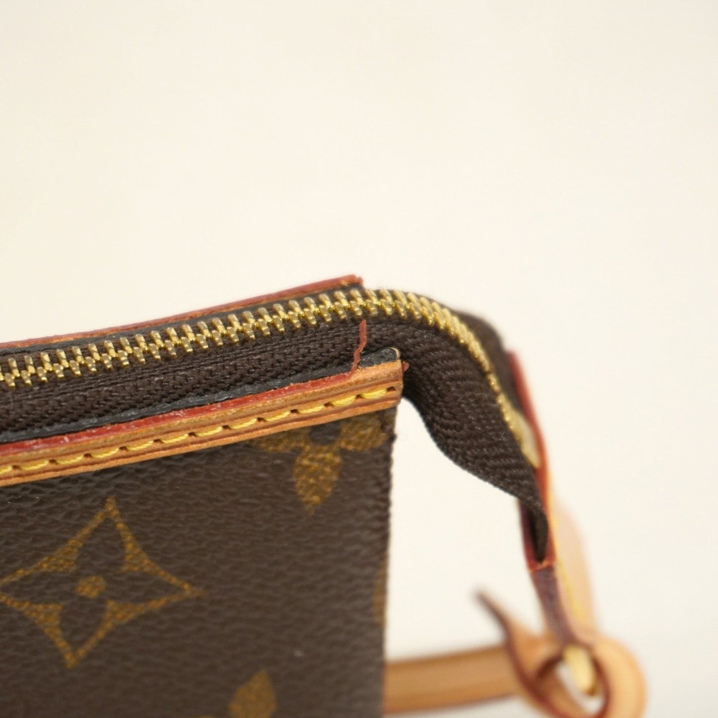 Louis Vuitton Monogram Mini Pochette Delightful M40309 Brown