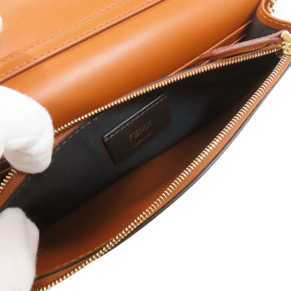 Fendi Chain Shoulder Bag Calf Leather