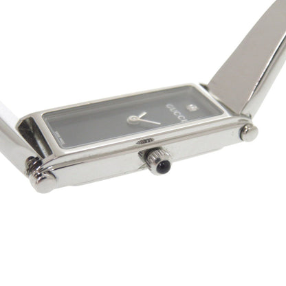 Gucci 1500L Stainless Steel Watch With Single Diamond