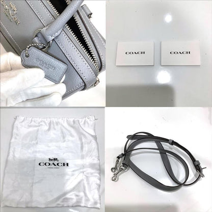 Coach Leather Rowan Satchel Handbag/Shoulder Bag