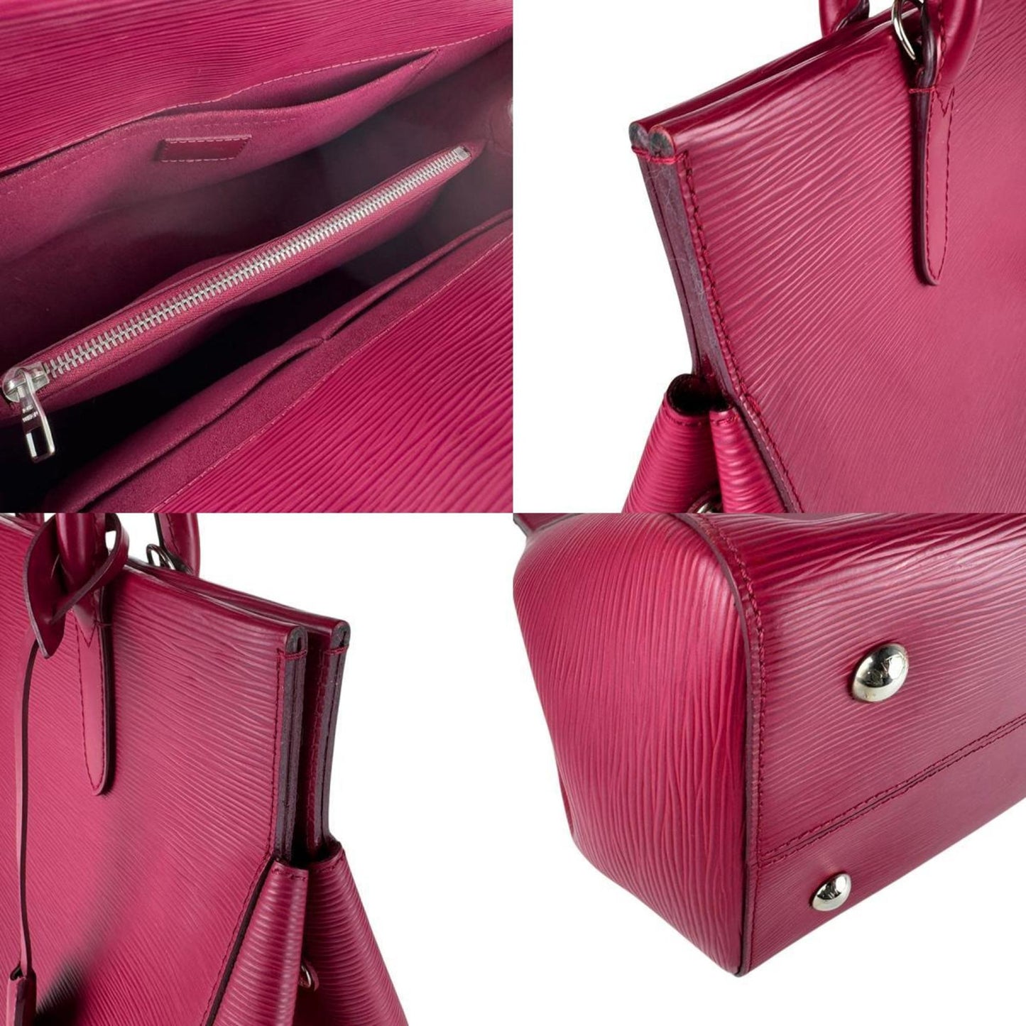 Louis Vuitton Epi Marly Mm Fuchsia Handbag/Shoulder Bag