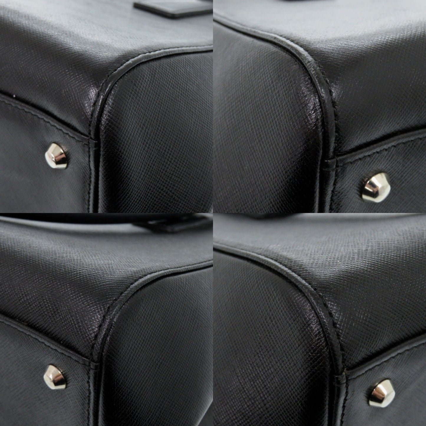 Burberry Nova Check Leather Black Handbag 0667 Burberry