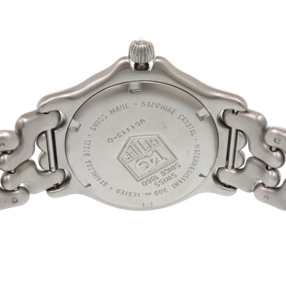 Tag Heuer Cell Date Wg1113-0 Professional Quartz Watch In Stainless Steel Gray 0233