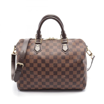 Louis Vuitton Speedy Bandouliere 30 Handbag Bag Coated Canvas Leather Damier