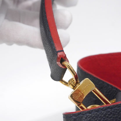 Louis Vuitton Monogram Empreinte Neonoe Handbag M45306 Marine Rouge 2-Way Bag