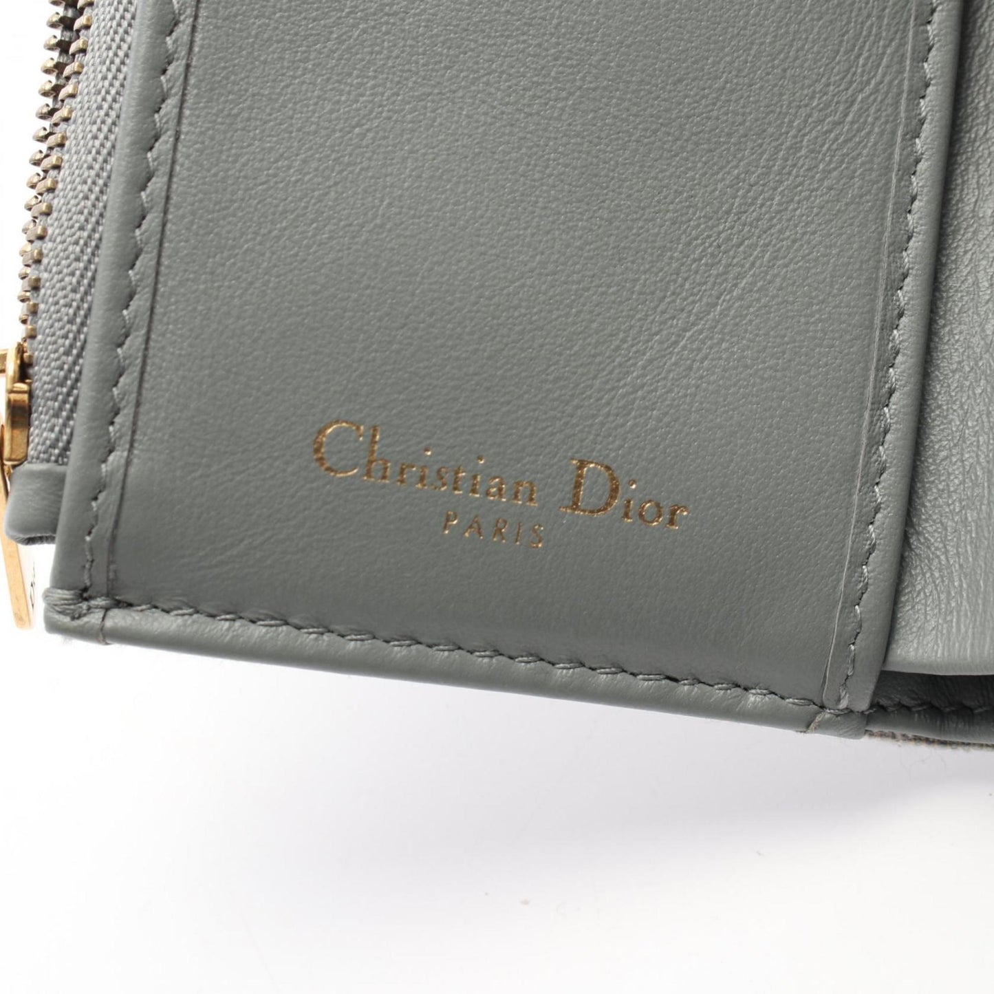 Christian Dior Saddle Oblique Tri-Fold Wallet