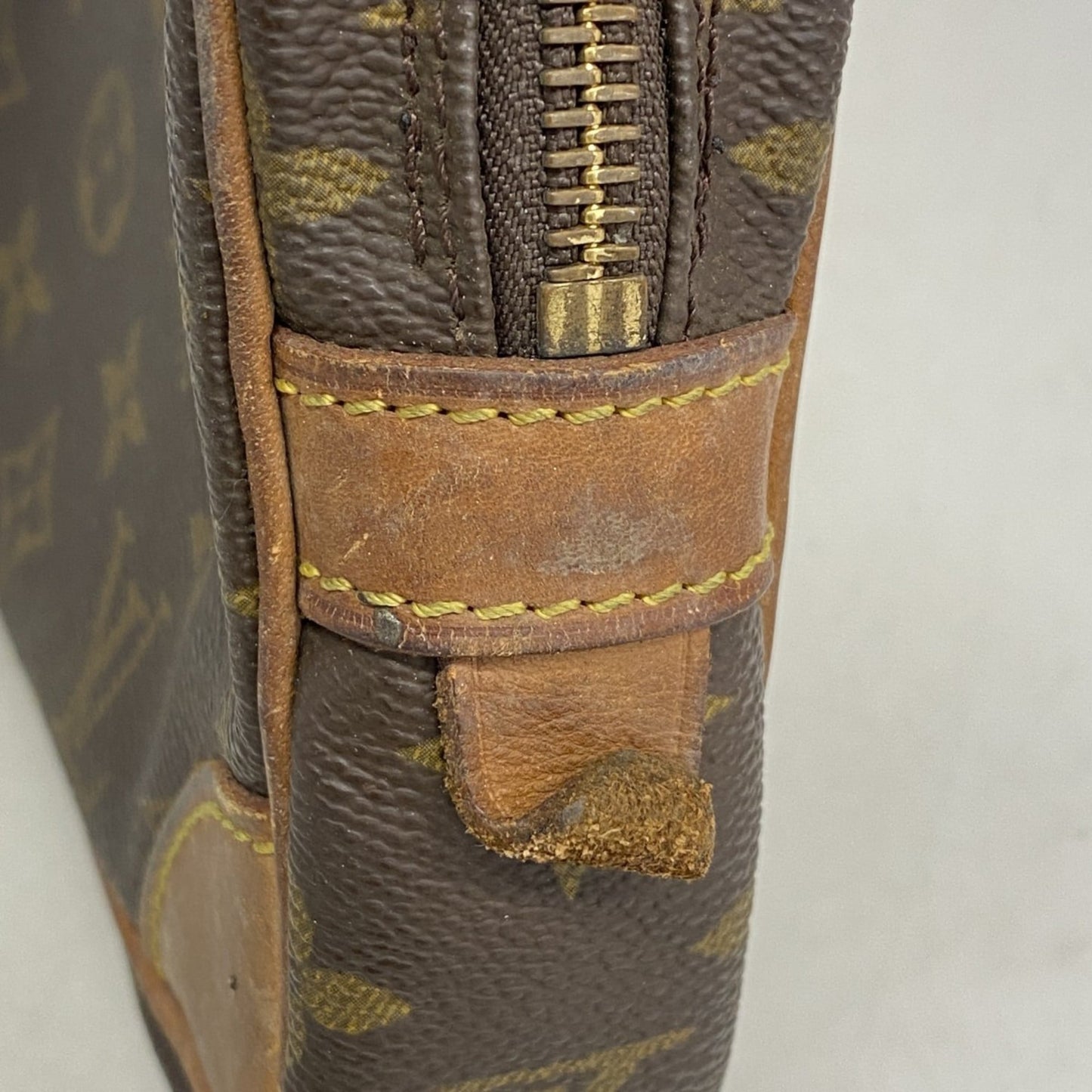 Louis Vuitton Monogram Marly Dragonne Pm Clutch Bag M51827 Brown