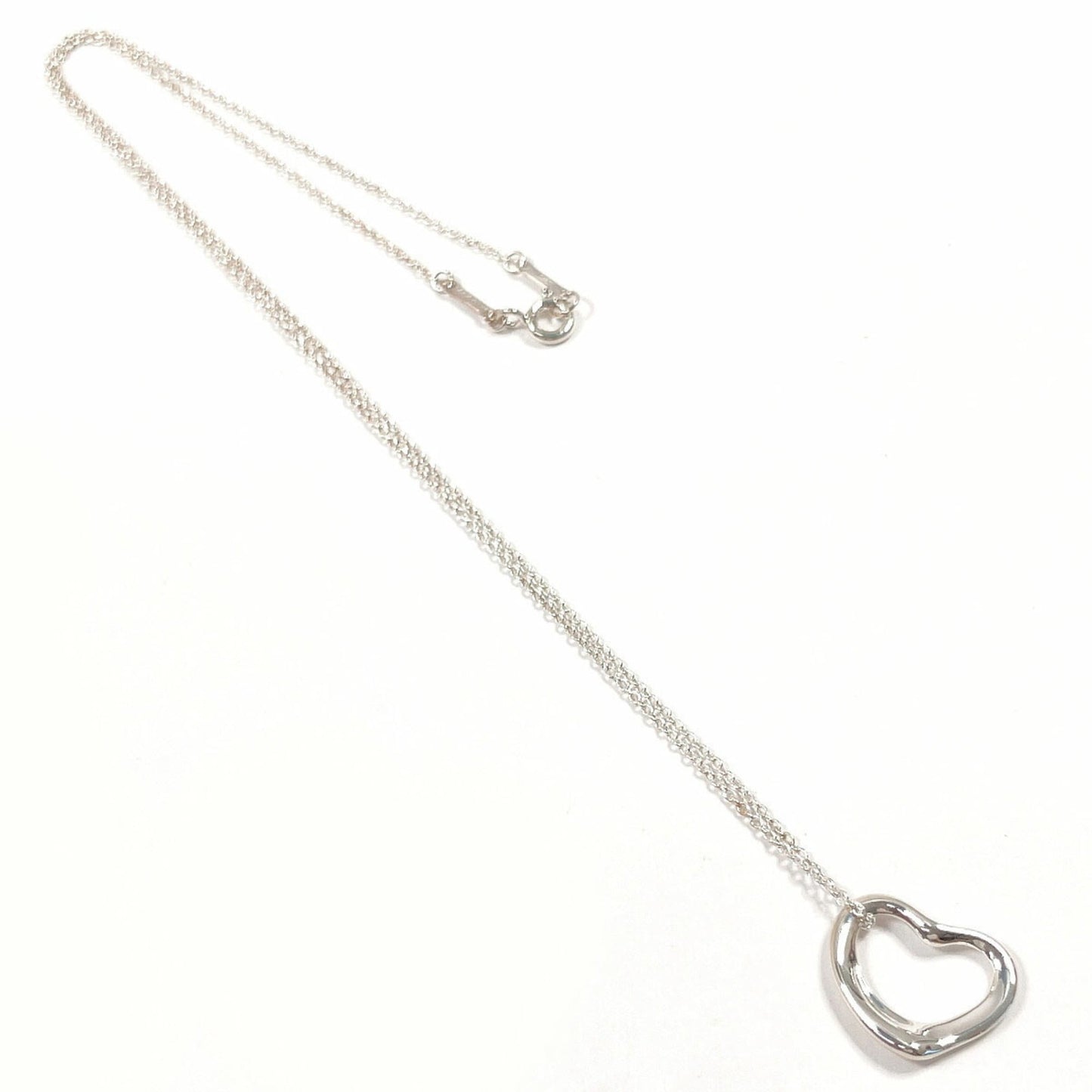 Tiffany & Co. Tiffany Heart Elsa Peretti Necklace In 925 Sterling Silver