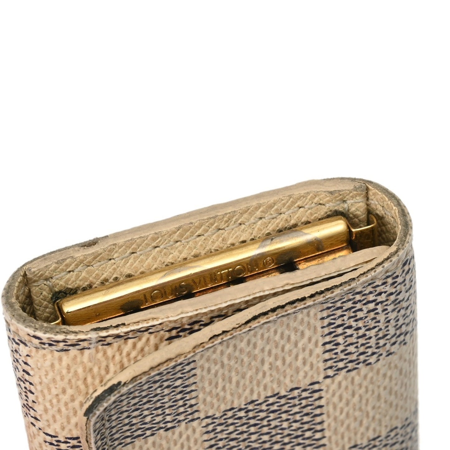 Louis Vuitton Damier Azur Canvas 4-Key Case