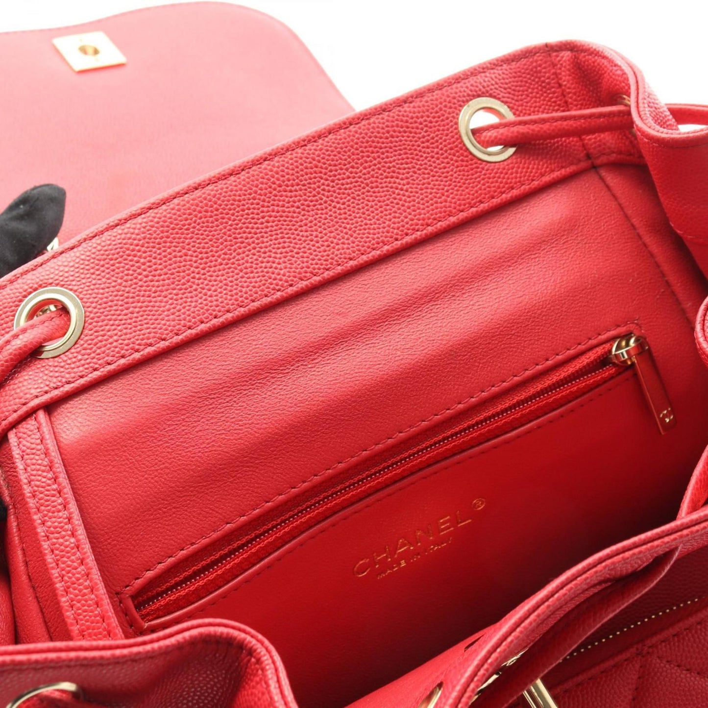 Chanel Business Affinity Matelasse Backpack Bag In Calfskin Leather (Cowhide) For Women