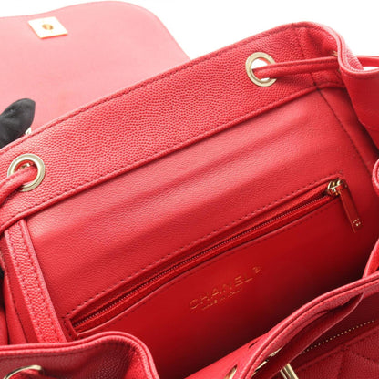 Chanel Business Affinity Matelasse Backpack Bag In Calfskin Leather (Cowhide) For Women