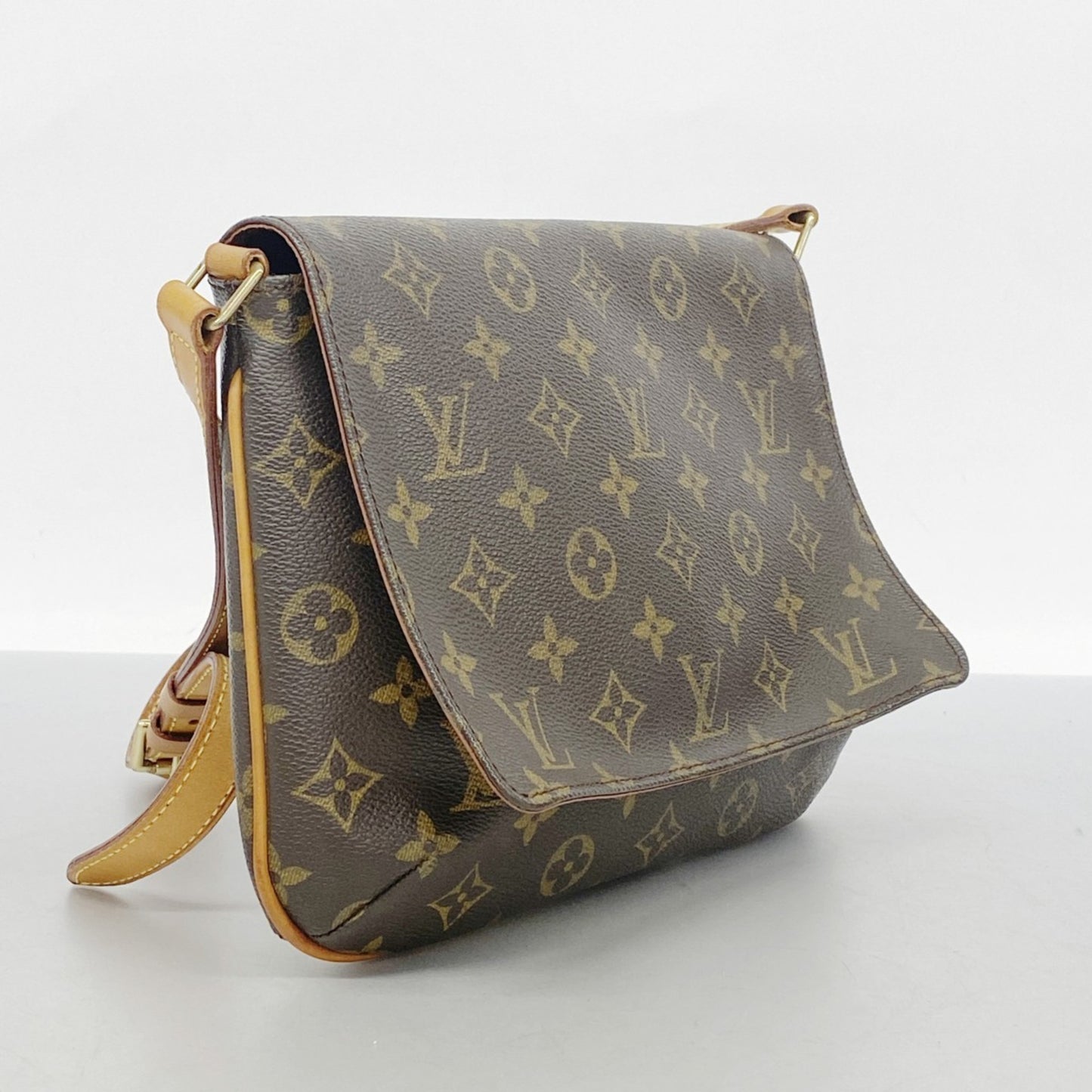 Louis Vuitton Monogram Musette Tango Short Strap Shoulder Bag M51257 Brown