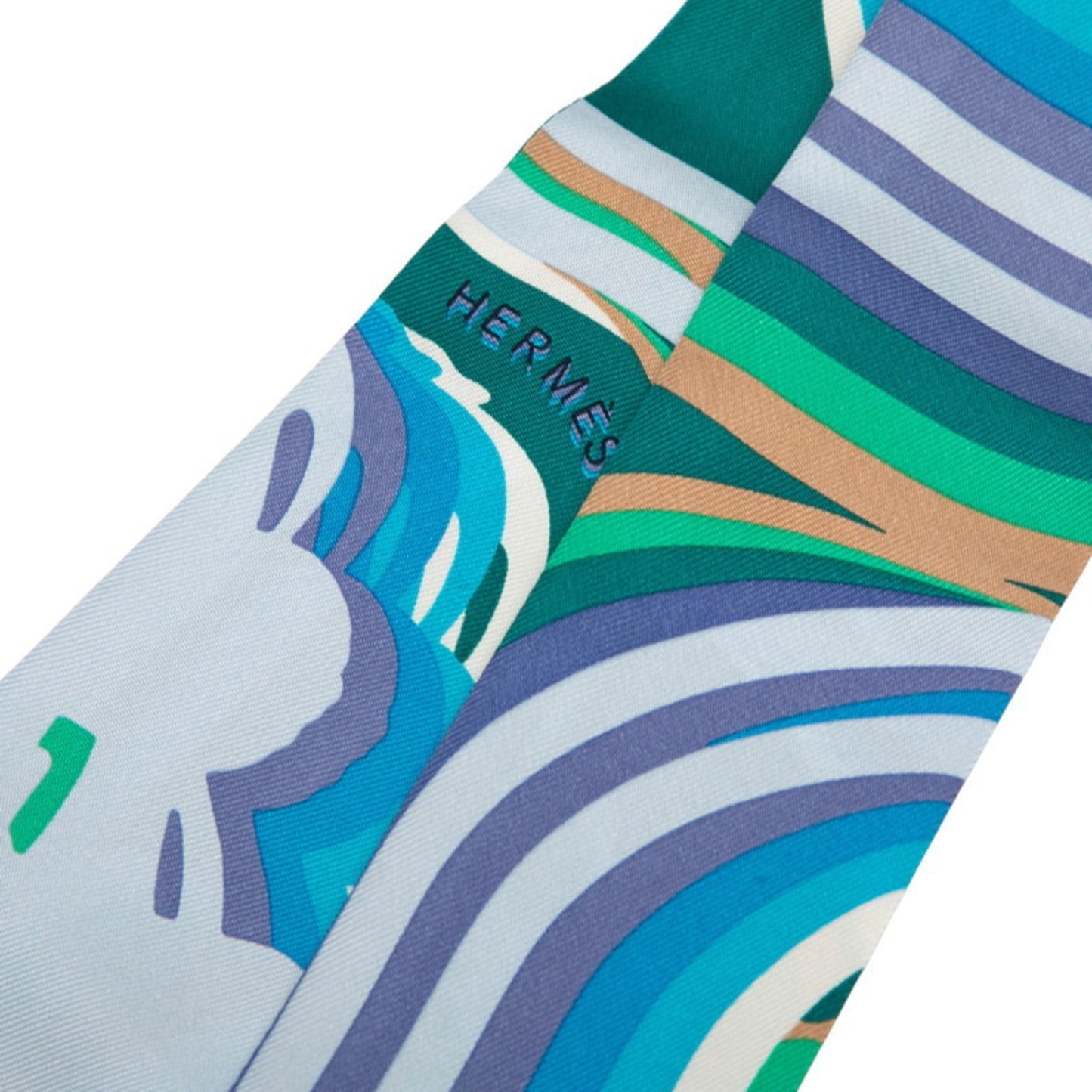 Hermes Herms Twilly Brides De Gala Shadow Scarf