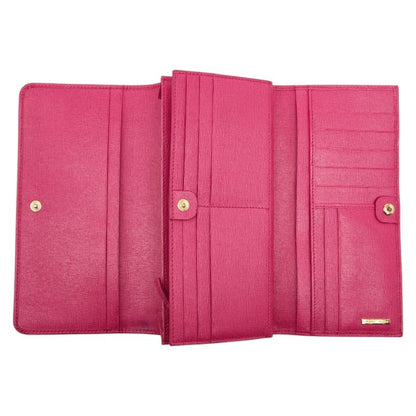 Fendi Zucca Long Wallet 8M0297 Brown Pink
