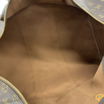 Louis Vuitton Monogram Keepall Bandouliere 50 Boston Bag M41416 Brown