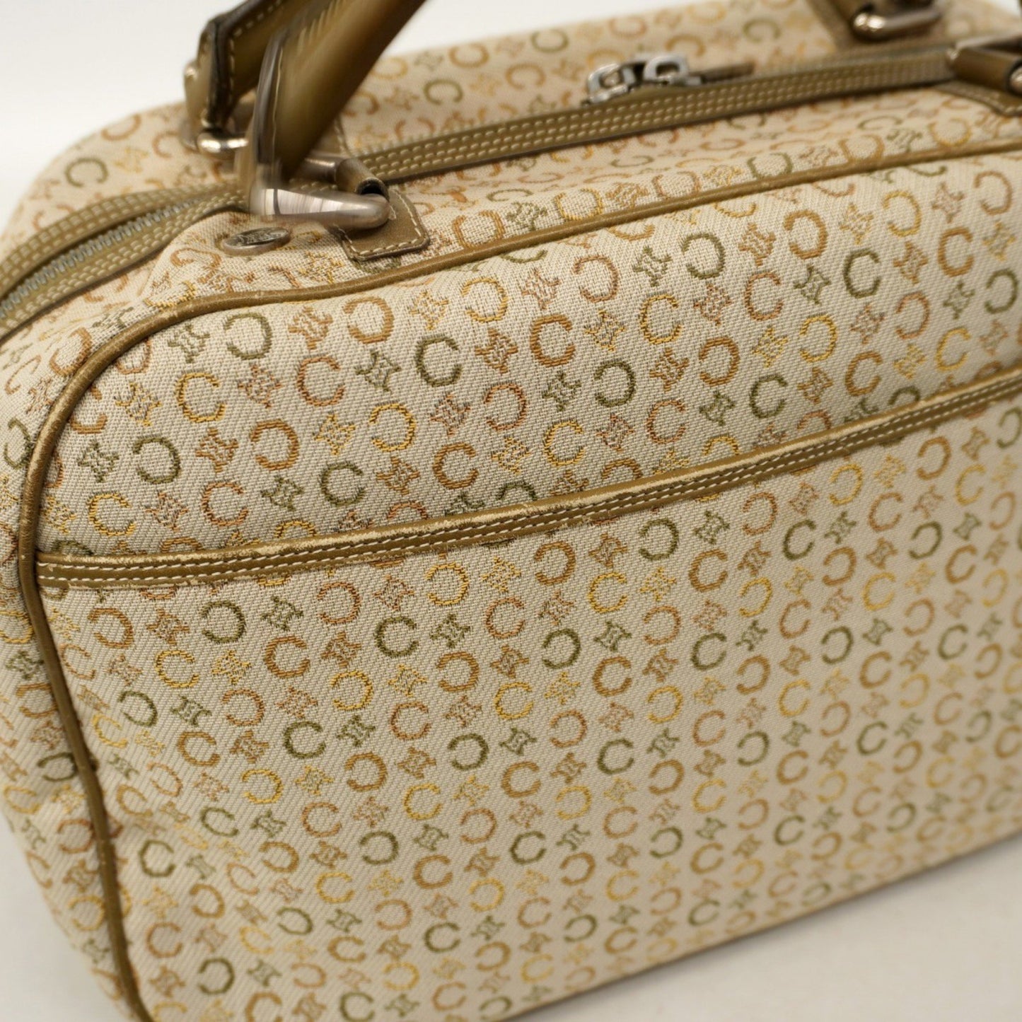 Celine Handbag C Macadam Canvas Beige