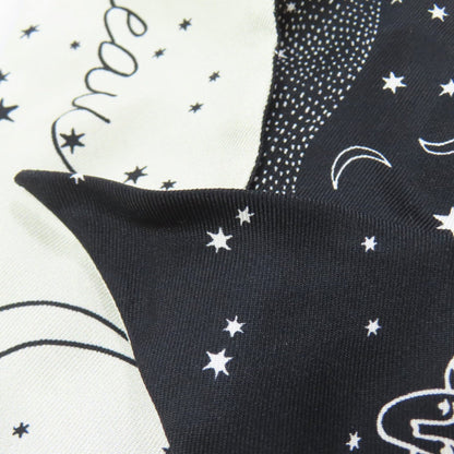 Christian Dior Mitzah Constellation Print Silk Scarf/Muffler