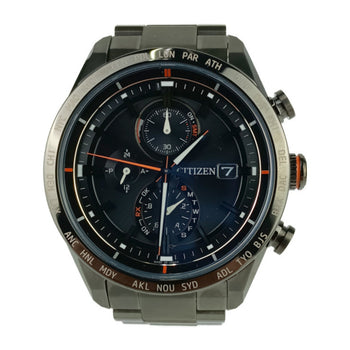 Citizen Watch Attesa Act Line At8185-62E H800-T025871 Black Super Titanium