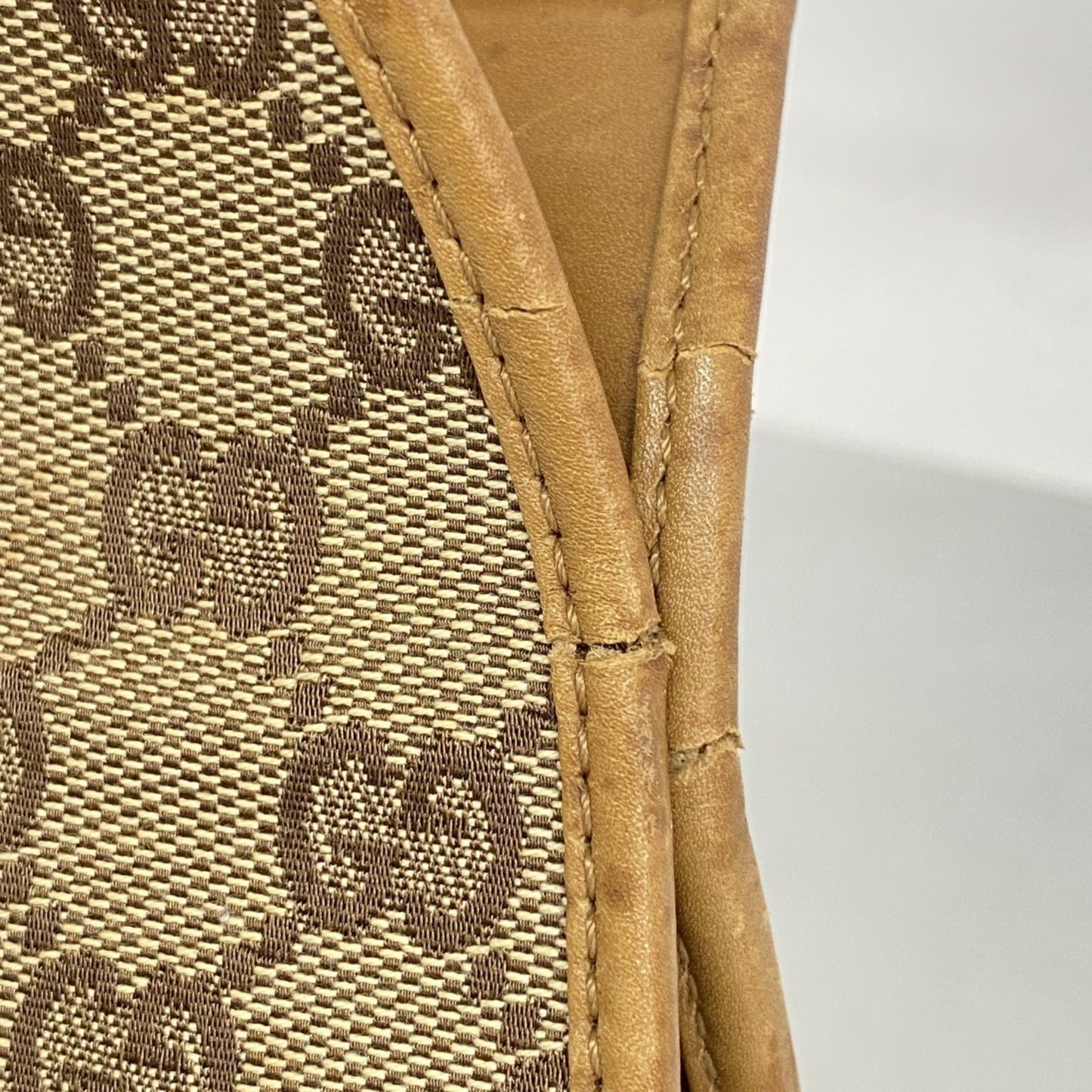 Gucci Gg Canvas Jackie Handbag 01719 Brown