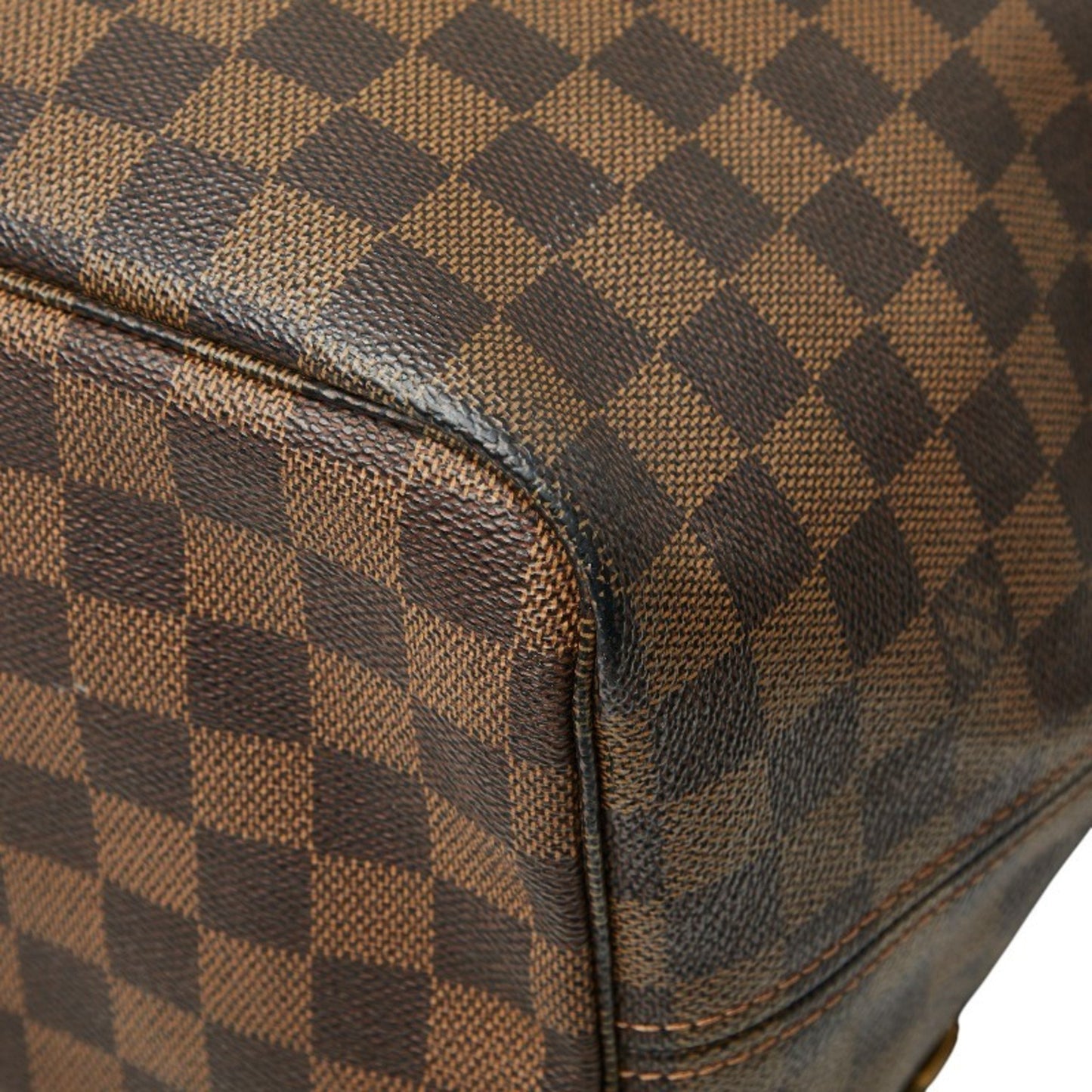 Louis Vuitton Damier Neverfull Gm Tote Bag N51106 Brown Leather