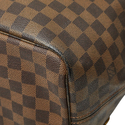 Louis Vuitton Damier Neverfull Gm Tote Bag N51106 Brown Leather