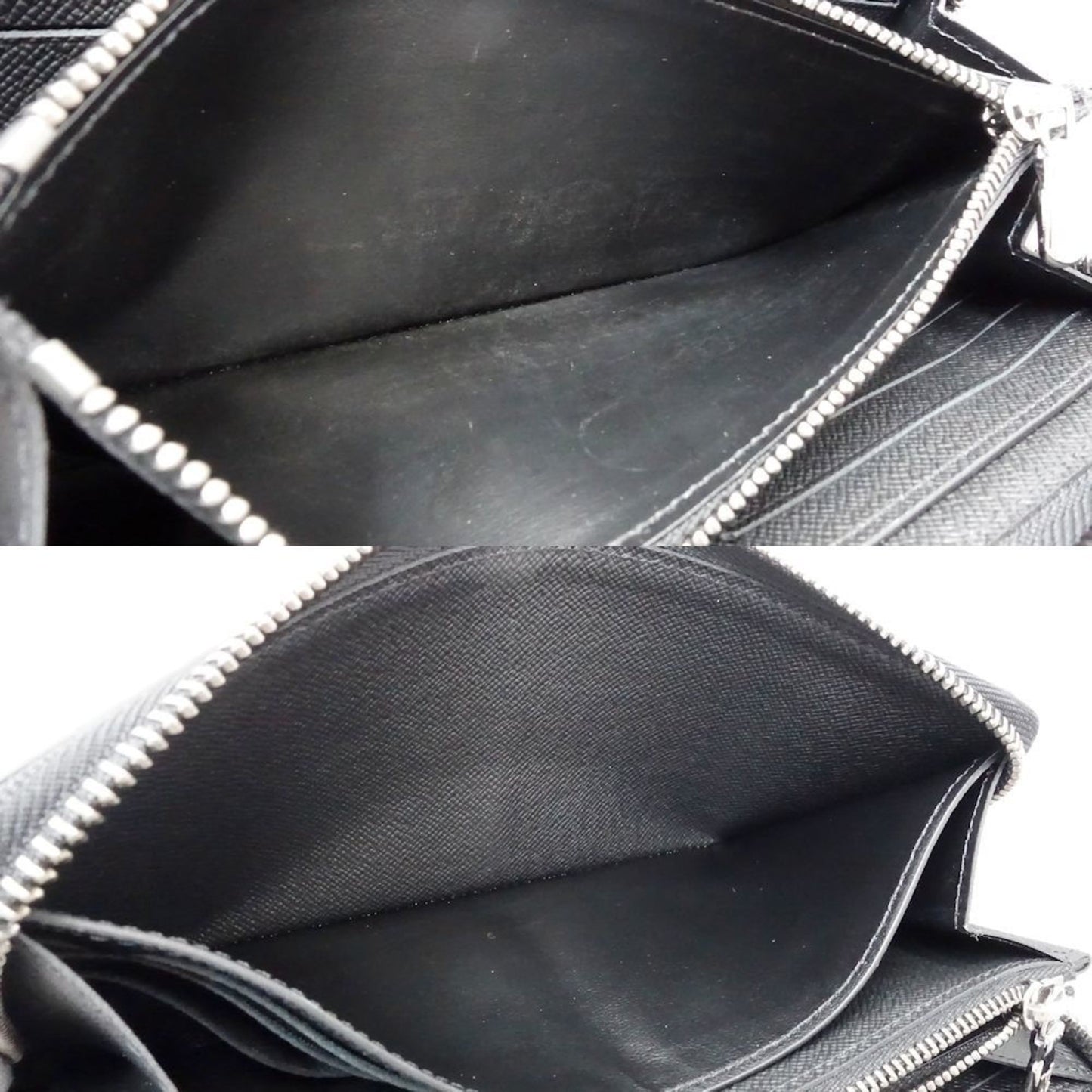 Louis Vuitton Louis Vuitton Long Wallet M11611 Zippy Horizontal Monogram Eclipse Noir 181288
