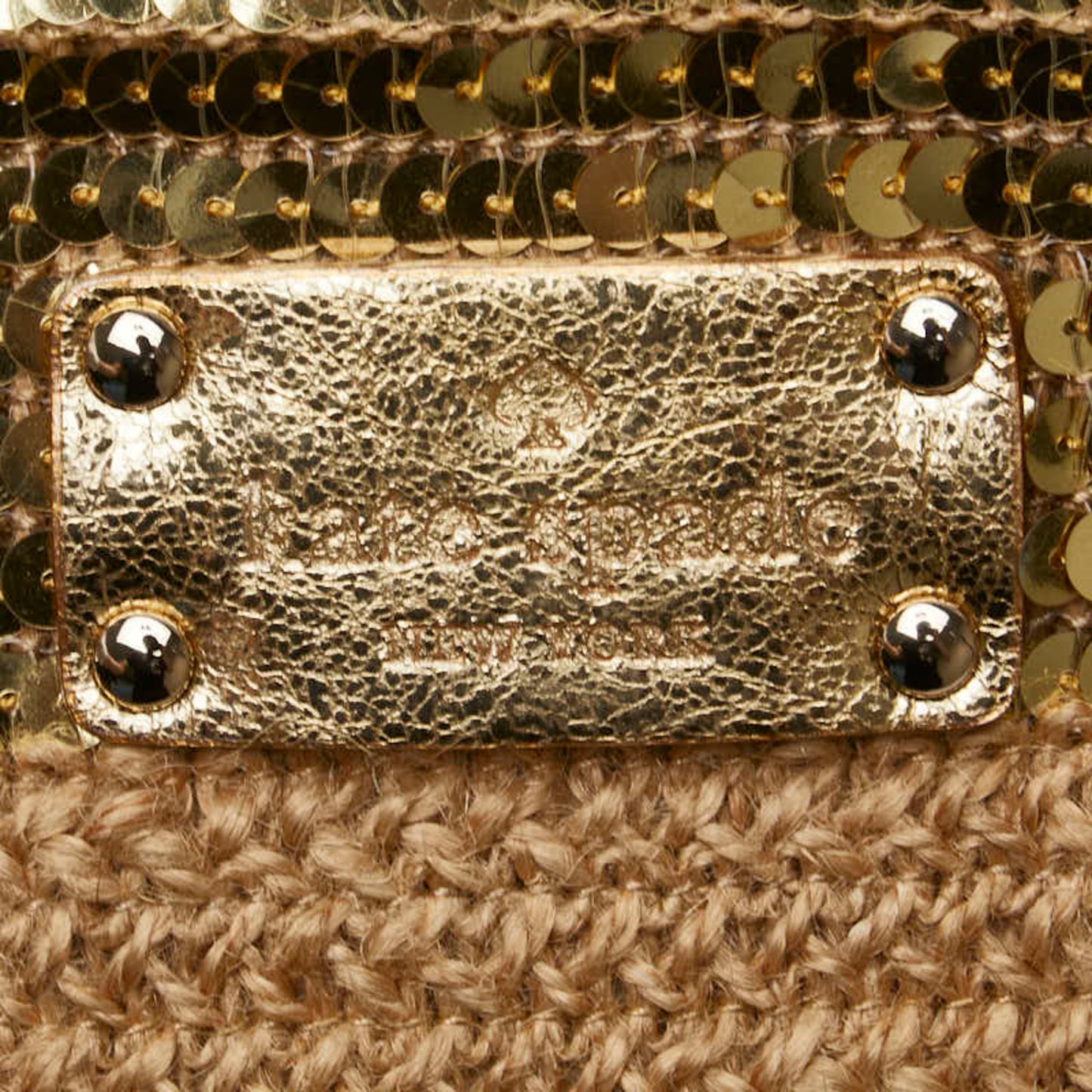 Kate Spade Sequined Chain Handbag In Beige