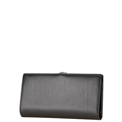 Gucci G Logo Long Wallet 035 2067 2098 Black Leather