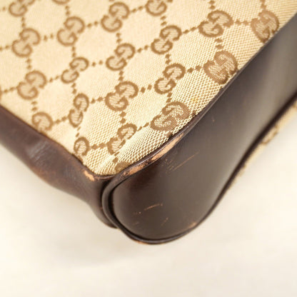 Gucci Gg Canvas Shoulder Bag 109106 Brown