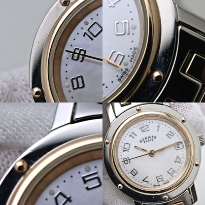 Hermes Clipper Nacre New Buckle Cl4.221.212 3824