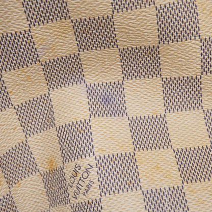 Louis Vuitton Damier Azur Neverfull Mm Tote Bag N51107 White