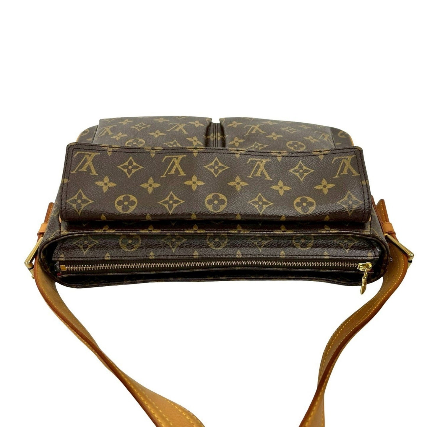 Louis Vuitton Vintage Viva Cite Gm Monogram Leather Semi-One Shoulder Bag