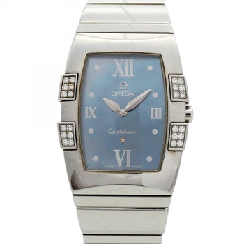 Omega Constellation Quadrella 1586.72 Blue Dial