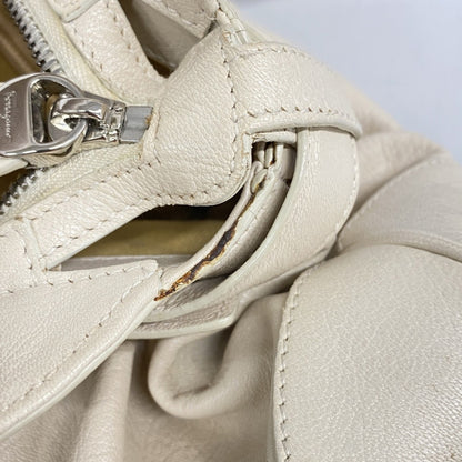 Salvatore Ferragamo Gancini Leather Handbag