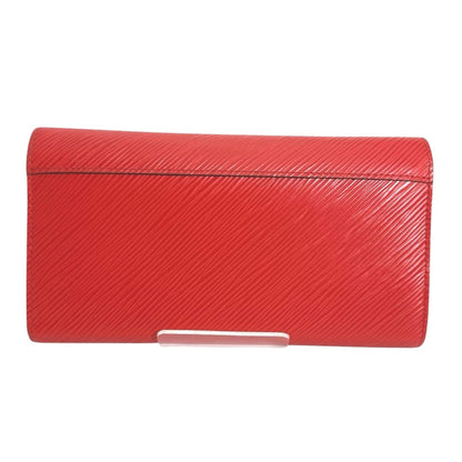Louis Vuitton Louis Vuitton Long Wallet Epi Twist Leather M61179 Coquelicot