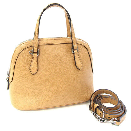 Gucci Handbag 341504 Light Brown Leather Shoulder Bag/Crossbody Bag