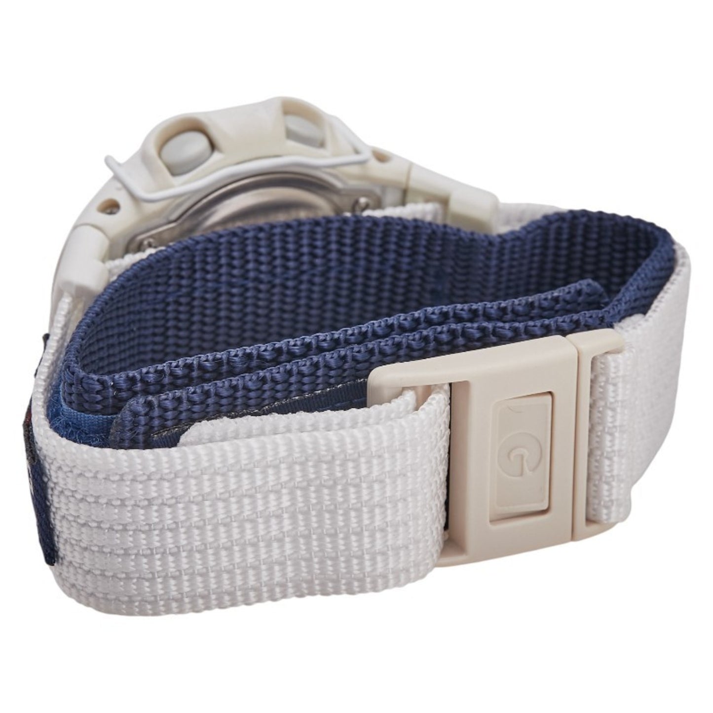 Casio Lovers Collection Baby-G Watch Bg-097 Quartz White Dial Nylon